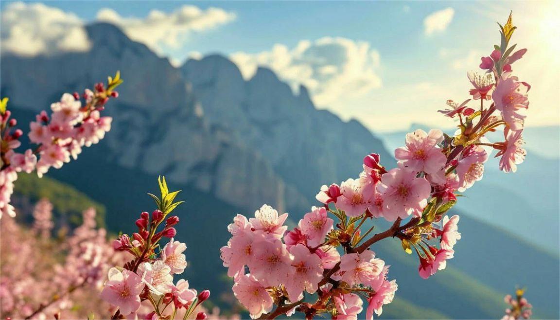 Цветение сакуры в Крыму